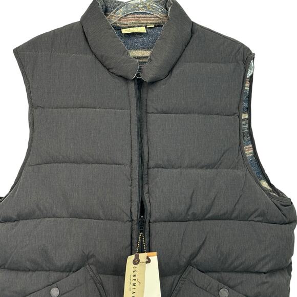 Jeremiah Reversible Down Vest Western 2 in 1 Mens XL Gray Gorp Southwest NEW - Picture 3 of 11